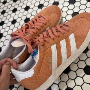 Adidas Peach and Cream Sneakers